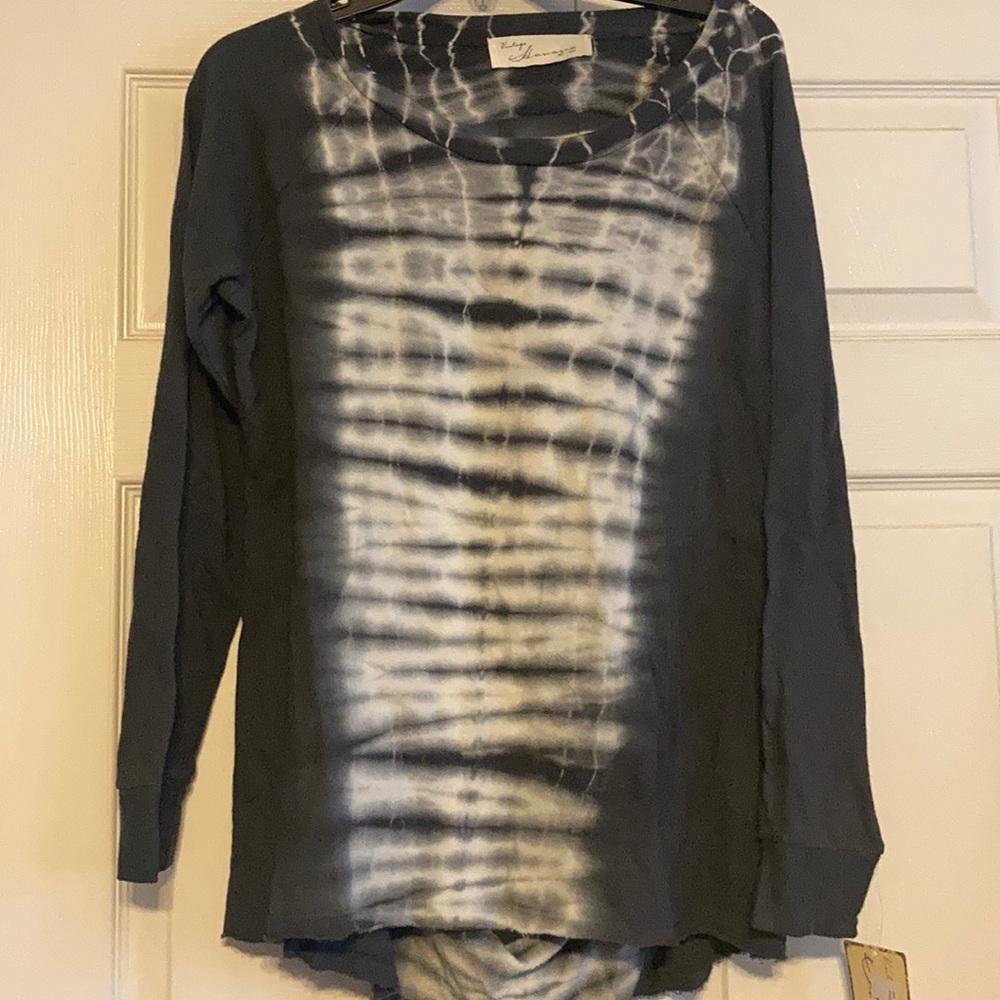 Vintage Havana Slashback Tie Dye Sweatshirt